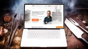 Главная страница сайта Hobbi-Smoke.ru с оборудованием для копчения после полной верстки и внедрения на WordPress